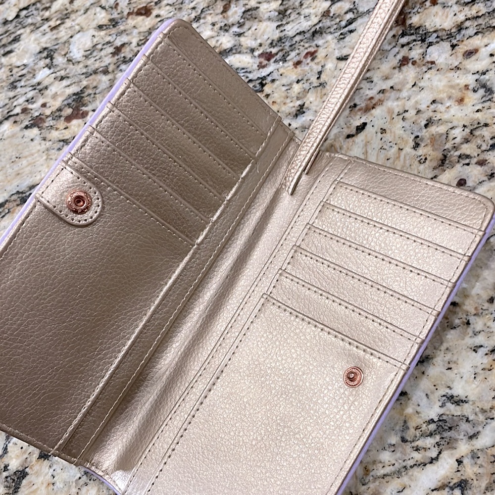 NWOT BUXTON Floral Wallet/Wristlet/clutch with arm band - Picture 3 of 15
